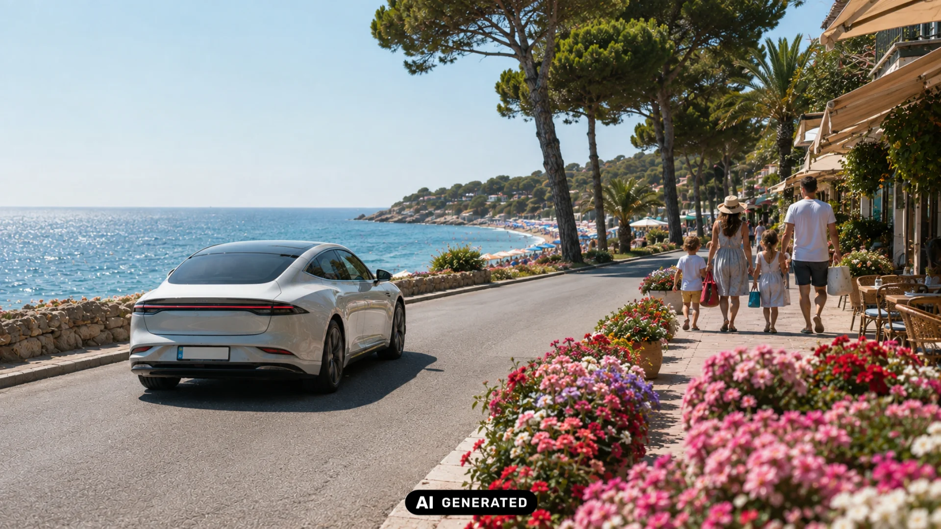 e-auto am meer 