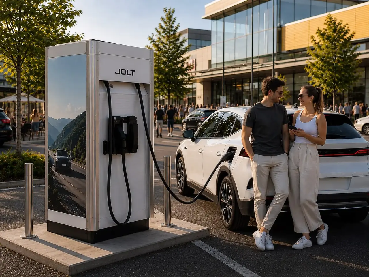 Advertising on charging stations: New revenue with JOLT displays