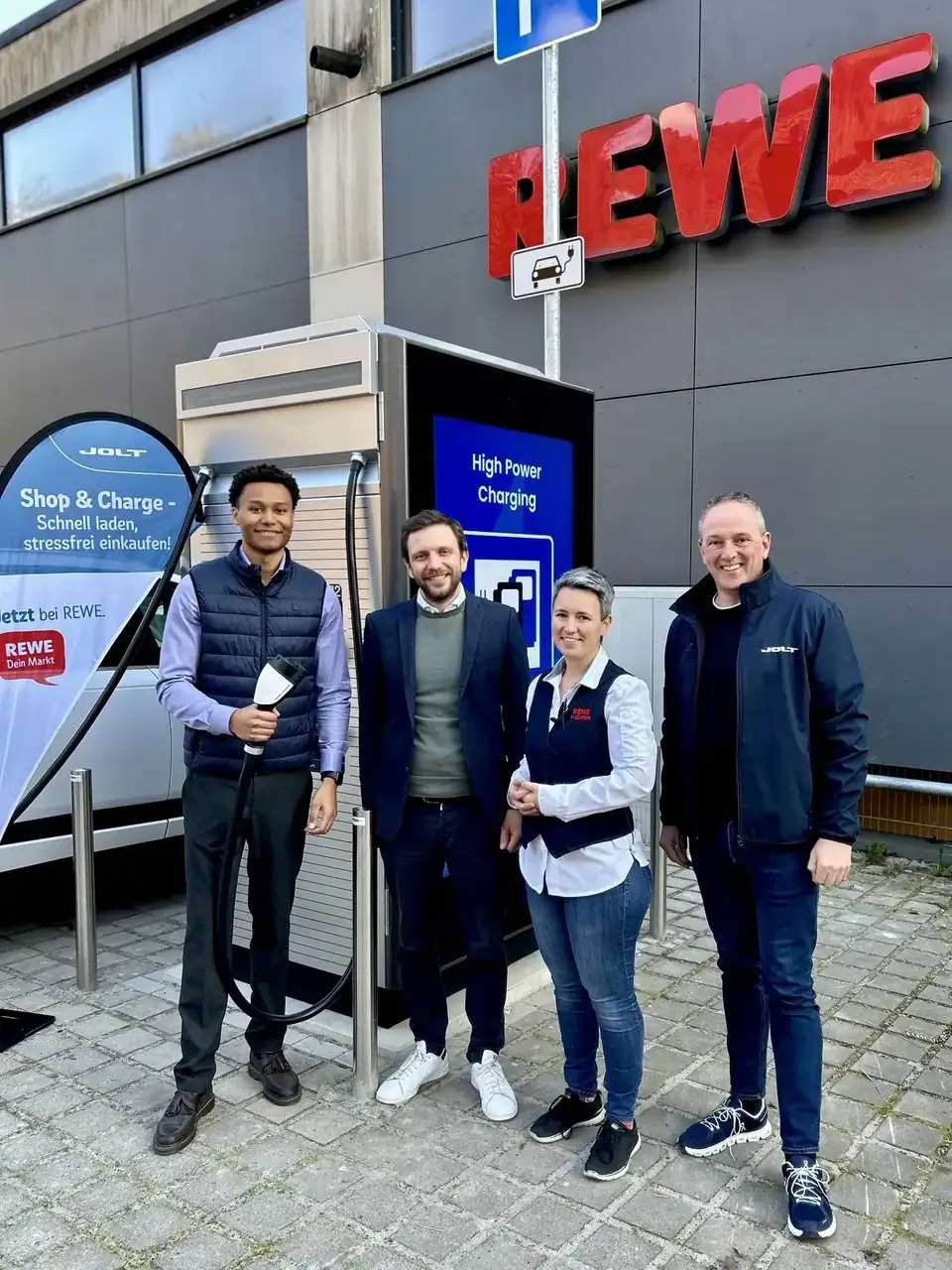 JOLT Energy and REWE Group Launch Joint, Nationwide Expansion of Ultra-Fast Charging Stations