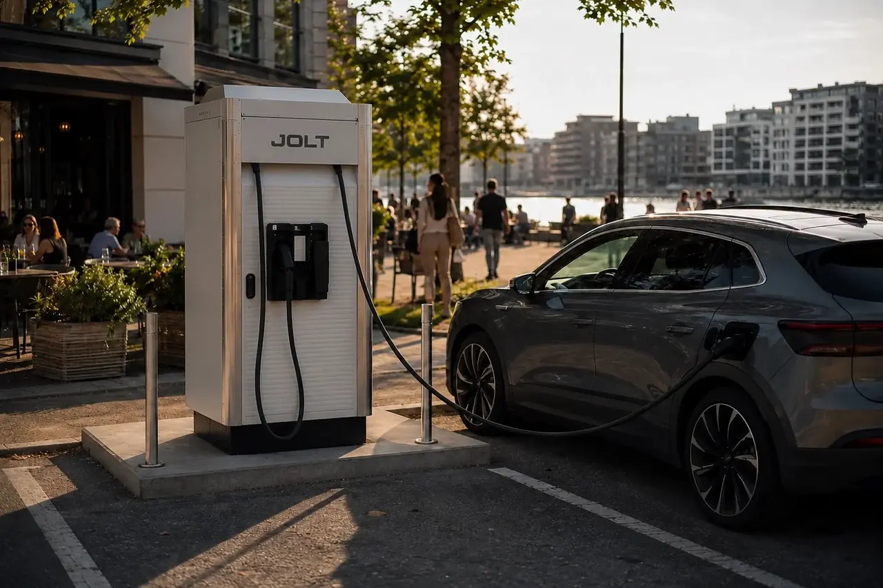 Grid stability through EV chargers: Peak shaving with JOLT